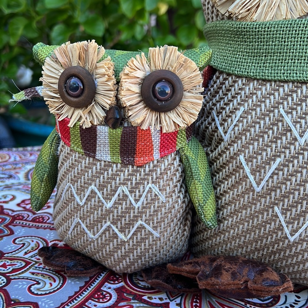🍁 New Owl Family Fall Accent / Door Stopper 🍁 - Picture 8 of 17